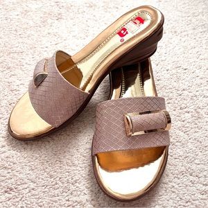 NEW Glitter Buckle Sandals